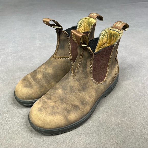 Blundstone Shoes - Blundstone Brown Leather Chelsea Boots